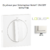 Enjoliveur pour Interrupteur rotatif Logus 90762TBR Blanc
