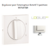 Enjoliveur pour Interrupteur rotatif 3 positions Logus 90765TBR Blanc