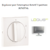 Enjoliveur pour Interrupteur rotatif 3 positions Logus 90765TAL Alumine