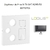 Enjoliveur pour R-TV-SAT-RJ45-FO Logus 90770 TIS