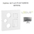 Enjoliveur pour R-TV-SAT-RJ45-FO Logus 90770 TAL