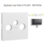 Enjoliveur pour prise R TV SAT LOGUS 90775TIS Gris