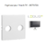 Enjoliveur pour prise R TV LOGUS 90776TIS Gris