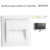 Enjoliveur pour lumière d'orientation logus 90 90782TIS Gris