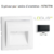 Enjoliveur pour lumière d'orientation logus 90 90782TPM Noir MAT