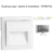 Enjoliveur pour lumière d'orientation logus 90 90782TAL Alumine