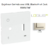 Enjoliveur pour Centrale avec USB, Bluetooth et Jack 3,5 mm 90856TMF