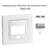 Enjoliveur pour détecteur de mouvement mural apolo 5000 50403TPR Argent