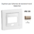 Enjoliveur pour détecteur de mouvement mural apolo 5000 50403TCH Champagne