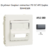 Enjoliveur Coupleur Connecteur fibre optique SC APC Duplex Apolo 50448SGR Graphite