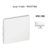 Doigt simple APOLO5000 50601TBM Blanc MAT
