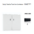 Doigt Double Fonction Lumineux APOLO5000 50615TPT Noir