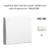 Enjoliveur pour prise de courant schuko avec volet de protection APOLO5000 50634TBR Blanc