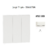 Doigt triple APOLO5000 50661TBR Blanc