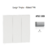Doigt triple APOLO5000 50661TPR Argent