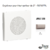 Enjoliveur pour haut parleur 2'' APOLO5000 50710TPL Platine