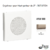Enjoliveur pour haut parleur 2'' APOLO5000 50710TCH Champagne