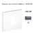 Enjoliveur pour prise de téléphone Apolo 50712TGR Graphite
