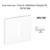 Enjoliveur pour prise de téléphone Française T8 Apolo 50718TBM Blanc MAT