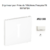 Enjoliveur pour prise de téléphone Française T8 Apolo 50718TBR Blanc
