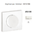 Enjoliveur pour variateur APOLO5000 50721TBR Blanc