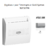 Enjoliveur pourinterrupteur card systel APOLO5000 50731TPR Argent