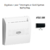 Enjoliveur pourinterrupteur card systel APOLO5000 50731TPM Noir MAT