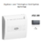 Enjoliveur pourinterrupteur card systel APOLO5000 50731TGR Graphite