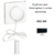 Enjoliveur pour interrupteur à cordon APOLO5000 50741TPM Noir MAT