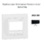Enjoliveur pour interrupteur horaire digital 1 circuit APOLO5000 50743TPM Noir MAT