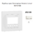 Enjoliveur pour interrupteur horaire digital 1 circuit APOLO5000 50743TBR Blanc