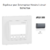 Enjoliveur pour interrupteur horaire digital 1 circuit APOLO5000 50743TGR Graphite