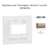 Enjoliveur pour interrupteur horaire digital 2 circuits APOLO5000 50744TCH Champagne