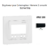 Enjoliveur pour interrupteur horaire digital 2 circuits APOLO5000 50744TPM Noir MAT