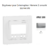 Enjoliveur pour interrupteur horaire digital 2 circuits APOLO5000 50744TPR Argent