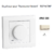 Enjoliveur pour thermostat rotatif Apolo 5000 50746TMF Ivoire