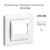 Enjoliveur Chronothermostat avec capteur IR APOLO5000 50749TBR Blanc