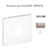 Enjoliveur pour prise informatique RJ45 APOLO5000 50751TPL Platine