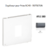 Enjoliveur pour prise informatique RJ45 APOLO5000 50751TGR Graphite