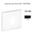 Enjoliveur pour prise informatique RJ45 APOLO5000 50751TPM Noir MAT