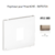 Enjoliveur pour prise informatique RJ45 APOLO5000 50751TCH Champagne