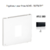 Enjoliveur pour prise informatique RJ45 APOLO5000 50751TPT Noir