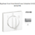 Enjoliveur pour Va-et-vient rotatif avec indication I,0,II Apolo 50760 TPR Argent