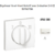 Enjoliveur pour Va-et-vient rotatif avec indication I,0,II Apolo 50760 TBR Blanc