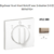 Enjoliveur pour Va-et-vient rotatif avec indication I,0,II Apolo 50760 TCH Champagne