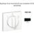 Enjoliveur pour Va-et-vient rotatif avec indication I,0,II Apolo 50760 TPM Noir MAT