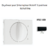 Enjoliveur pour Interrupteur rotatif 3 positions Apolo 50765TPM Noir MAT