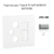 Enjoliveur pour prise R TV SAT RJ45 FO APOLO5000 50770TPR Argent