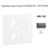 Enjoliveur pour prise R TV RJ45 FO APOLO5000 50774TGR Graphite