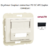 Enjoliveur coupleur connecteur fibre optique sc apc duplex Sirius70448SAT Anthracite